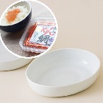 もっと福岡よかもんマルシェ 敬老の日ギフト|英一郎製磁とりざらエッグ・白磁×糸島めん鯛